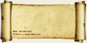 Isidora Pandžić vizit kartica